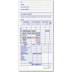 TR-900W Weekly Time Cards (QTY:1000)