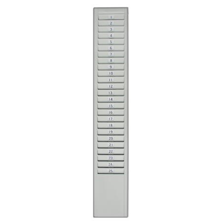 Time Card Holders Wall mount  Metal Clocking Card 25 slots 